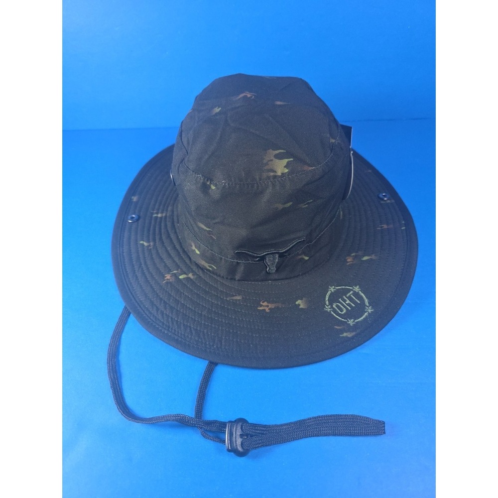 Texas Longhorns Bucket Hat OHT Top of the World Camo American Flag